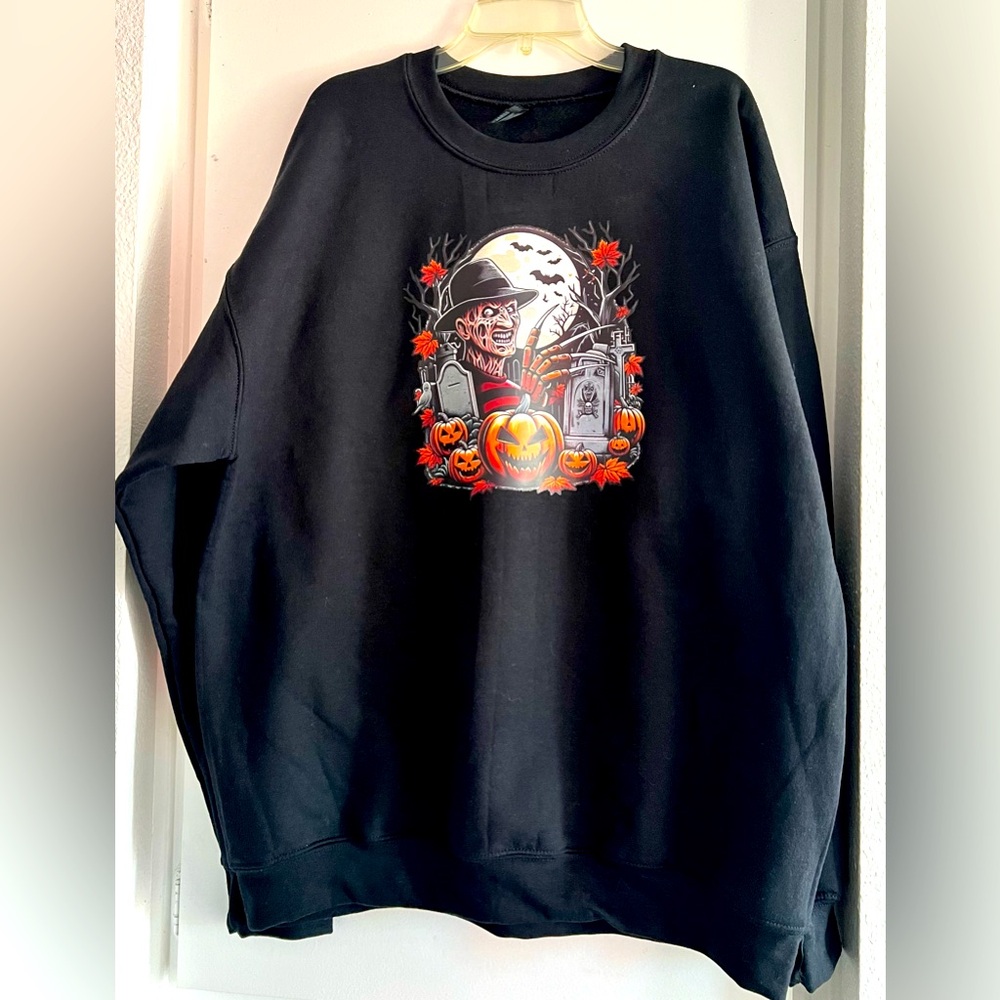 Freddy Krueger Punkin patch Sweat Shirt